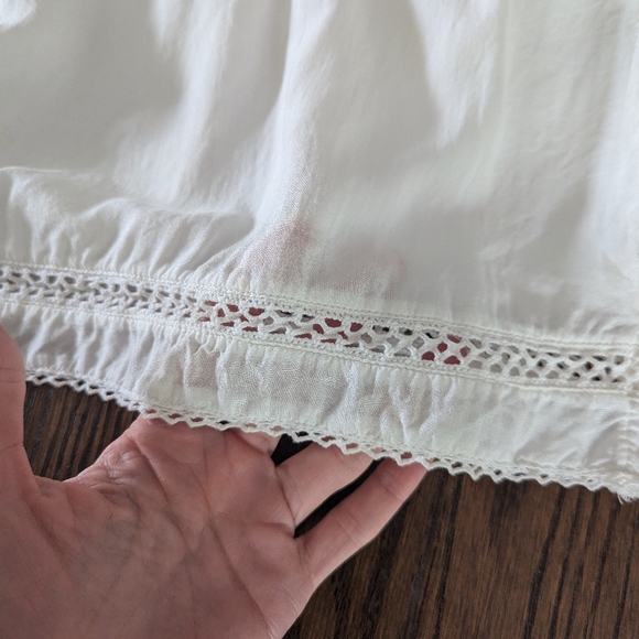 Aritzia Wilfred Off-the-Shoulder white Emmie Dress size M - Picture 4 of 9